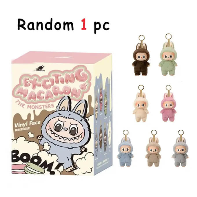 Labubu Doll 17cm Bunny Plush Figure – 3rd Gen Blind Box Surprise Toy with Keychain – Anime-Inspired Pop Mart Style Gift for Kids, Teens & Fans – Regular Edition