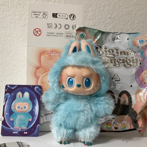 Labubu Doll 17cm Bunny Plush Figure – 3rd Gen Blind Box Surprise Toy with Keychain – Anime-Inspired Pop Mart Style Gift for Kids, Teens & Fans – Hope Edition