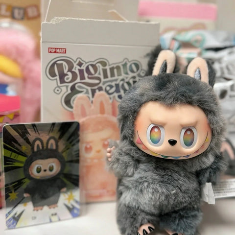 Labubu Doll 17cm Bunny Plush Figure – 3rd Gen Blind Box Surprise Toy with Keychain – Anime-Inspired Pop Mart Style Gift for Kids, Teens & Fans – Secret Edition